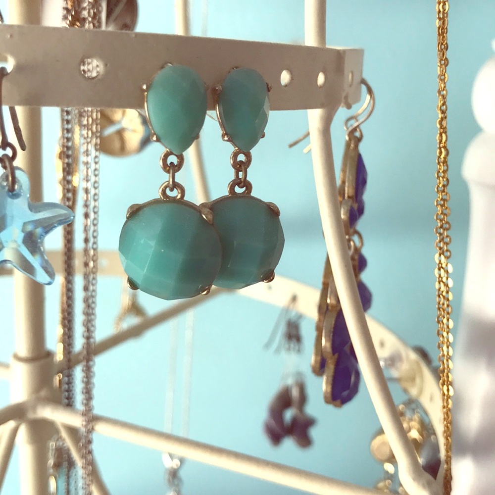 Blue earrings